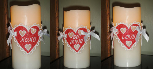 FSL Valentine Candle Cover